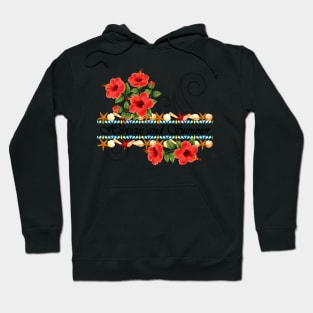 Hibiscus and Summer-Summer flowers Hoodie